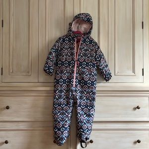 Patagonia snowpile one piece NWT - 4T
